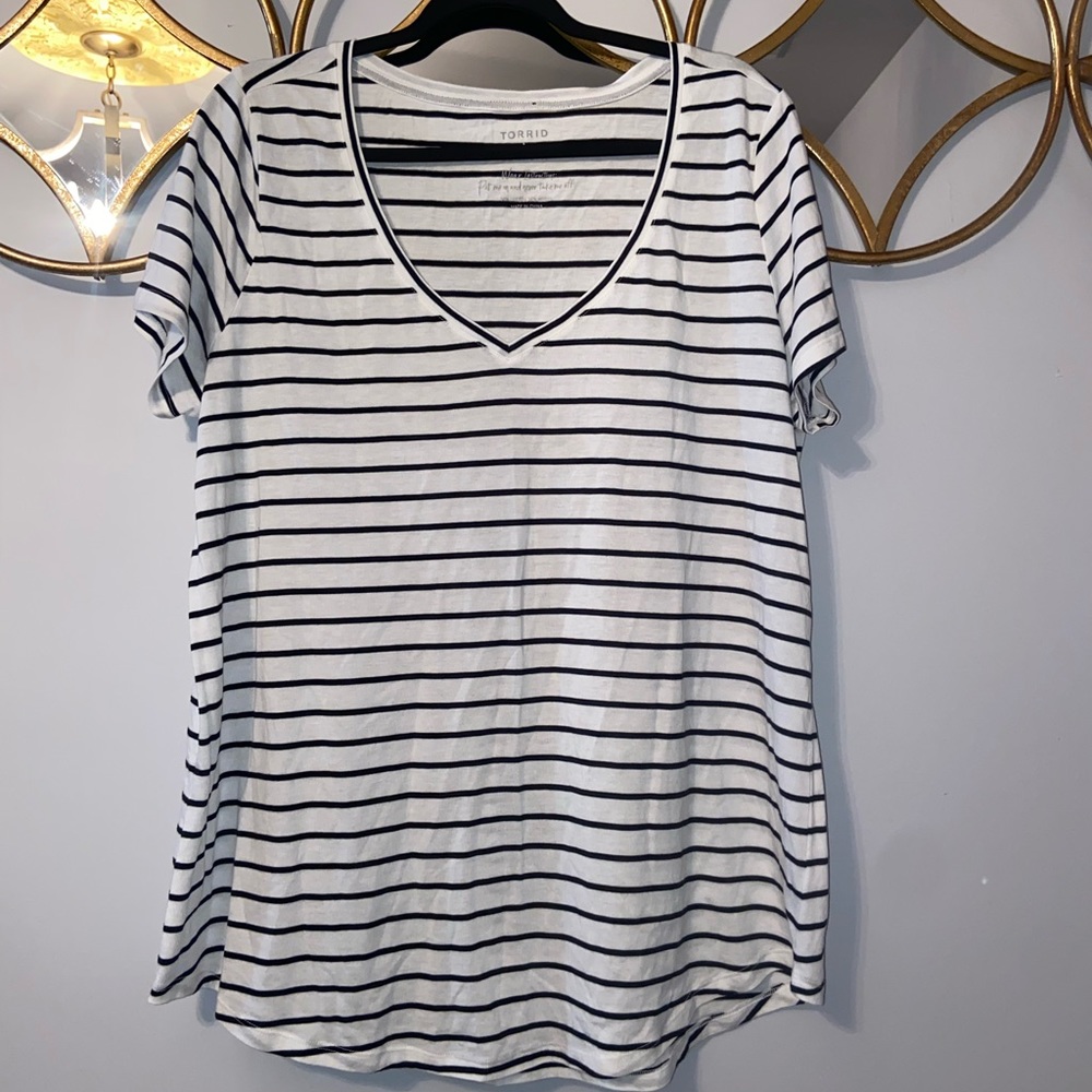 Torrid striped top